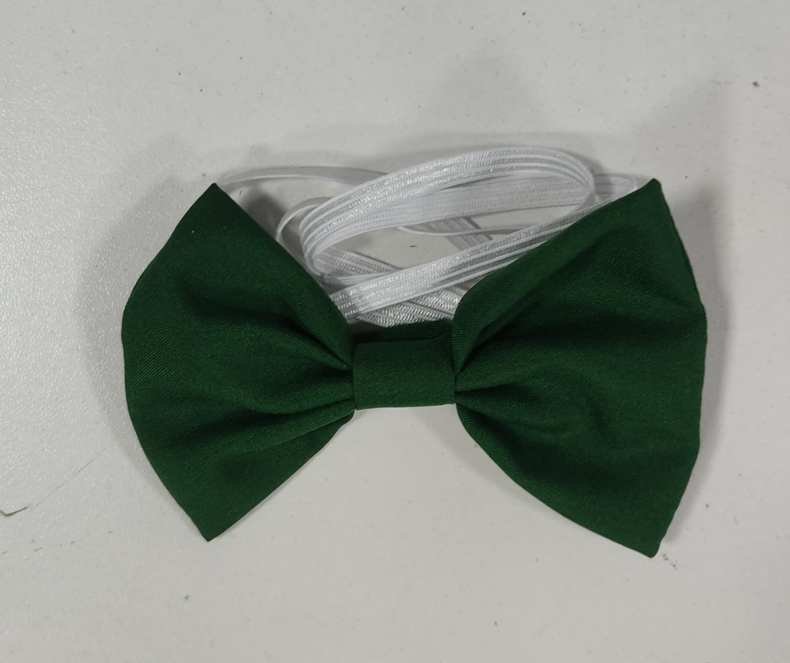 Gravatinha C/ Elastico Borboleta Verde Bandeira