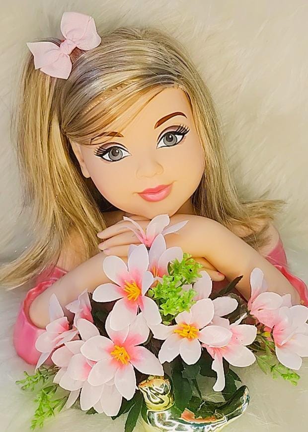 Laço Baby Infantil Nó Rosa Bebê Com Bico de Pato