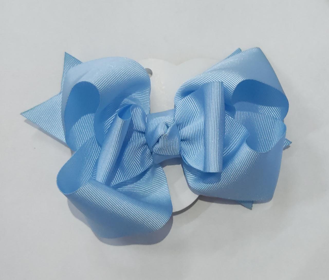 Laço Infantil Azul com Nó e Bico de Pato