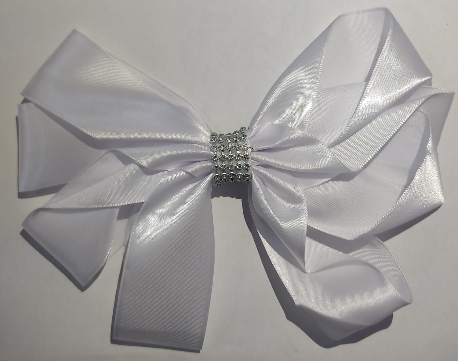 Laço Infantil Cetim Branco