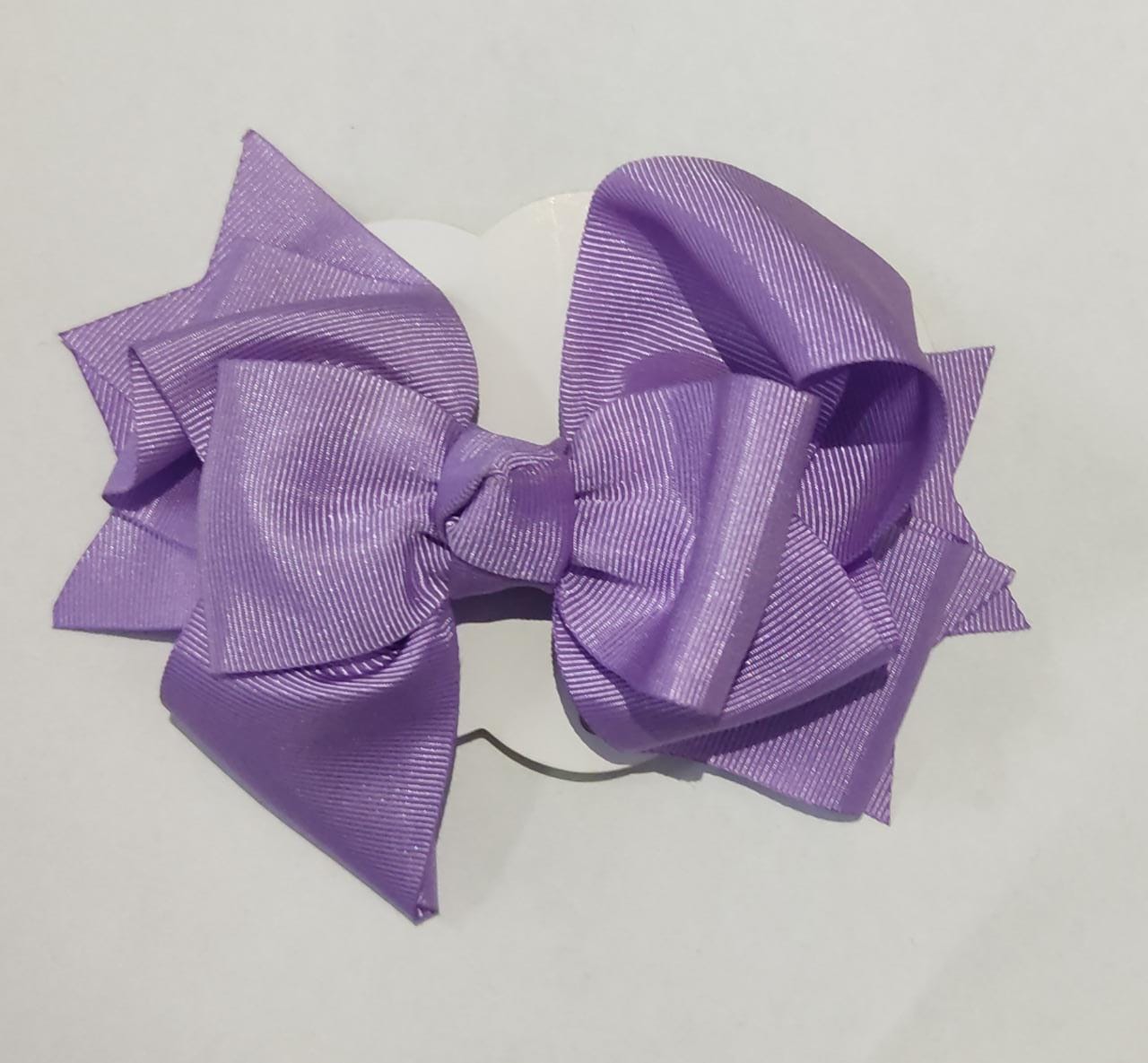 Laço Infantil Lilás Nó e Bico de Pato