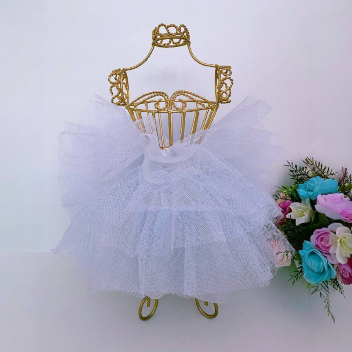 Saiote de Armação Infantil Anaguá Tule com Forro