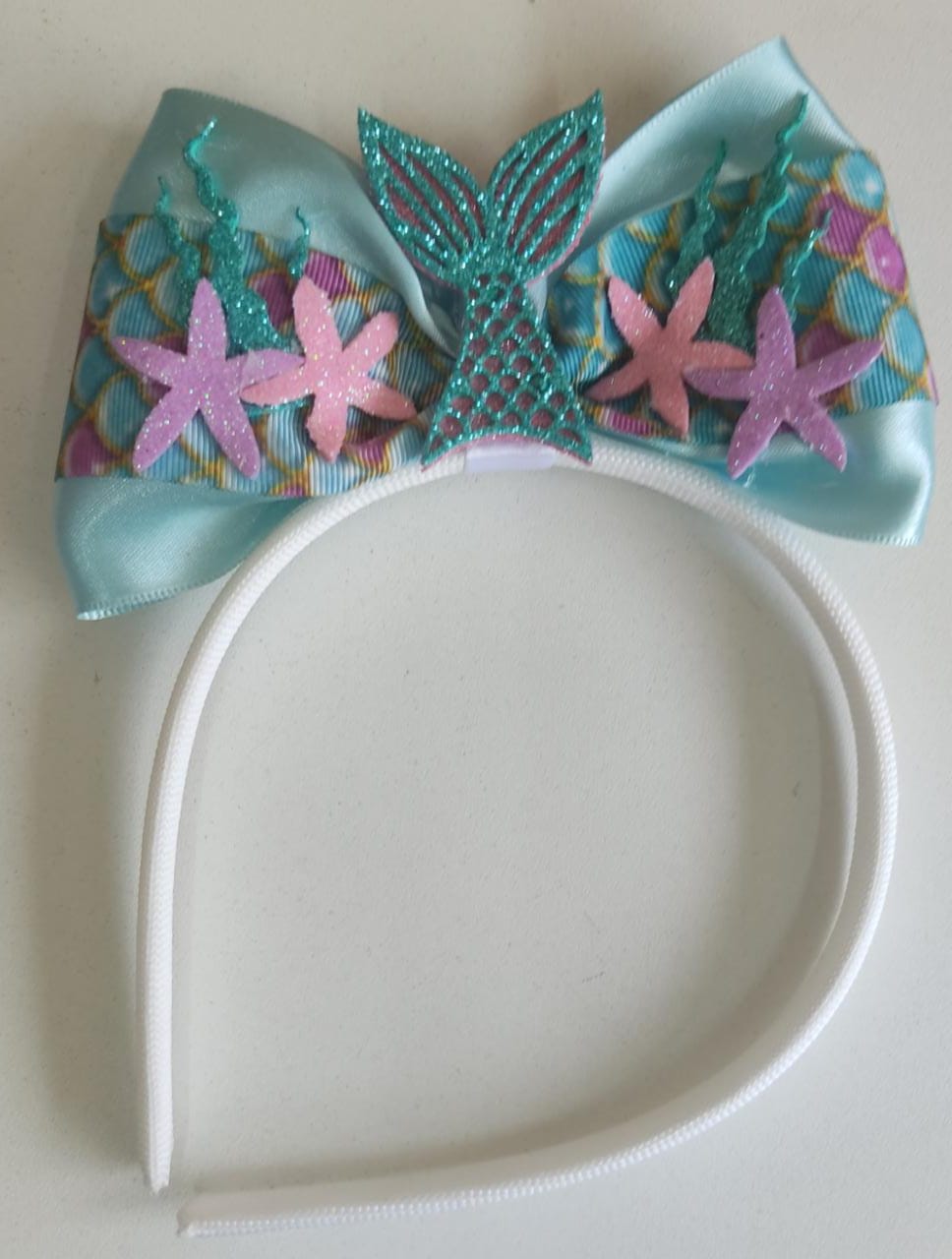 Tiara Infantil Ariel Sereia Super Luxo