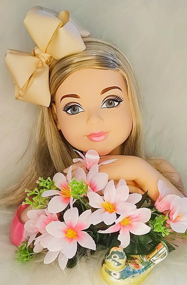 Tiara Infantil Nude Claro Maxxi Nó