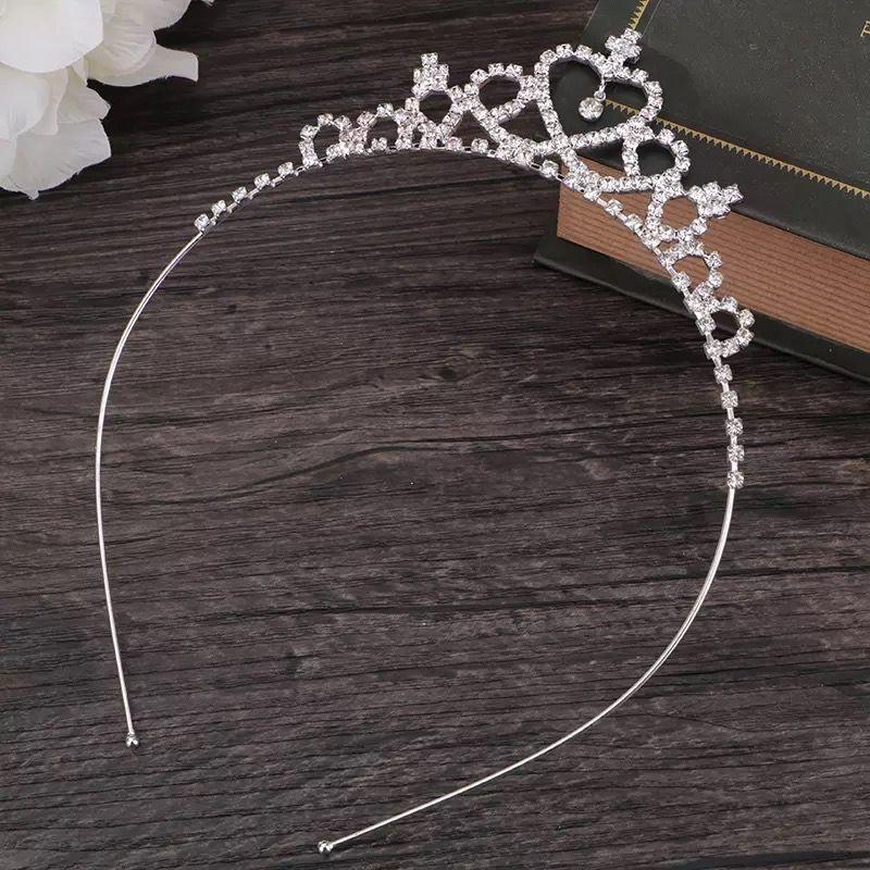 Tiara Infantil Princesa Strass Super Luxo