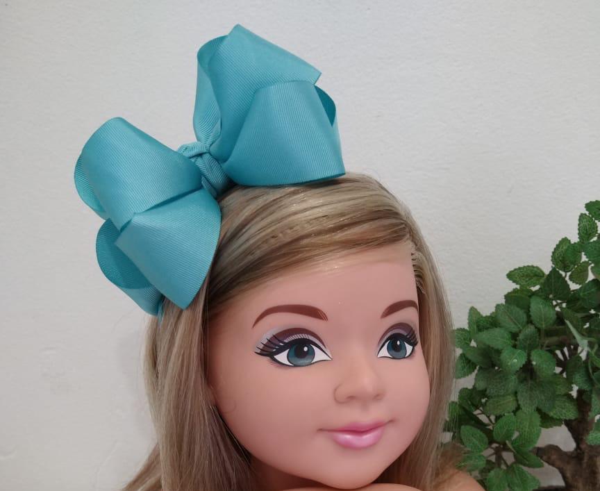 Tiara Infantil Verde Tiffany Maxxi Nó