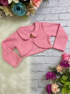 Bolero Infantil Rosê Soft Luxo
