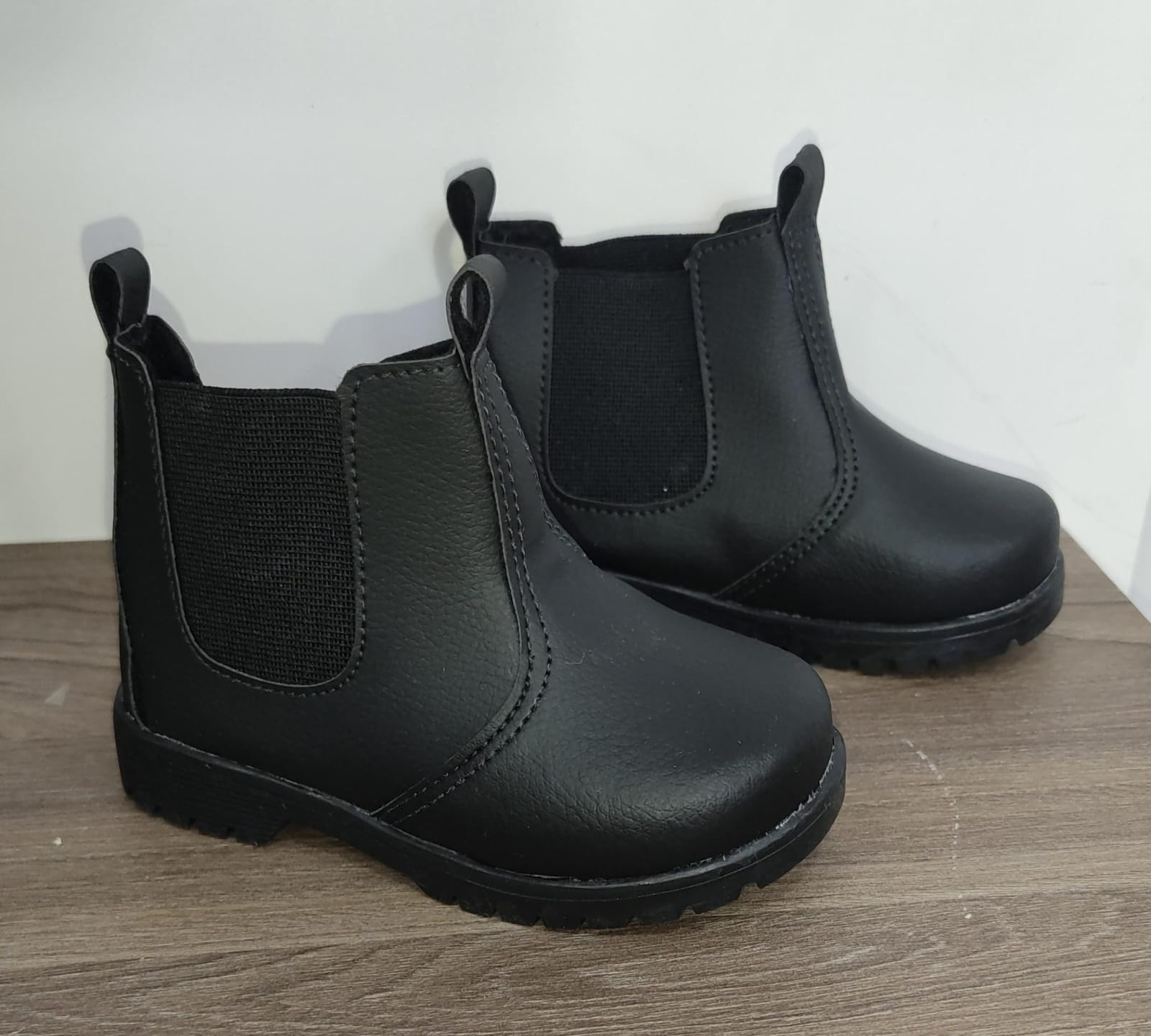 Botinha Infantil Preta Com Elastico