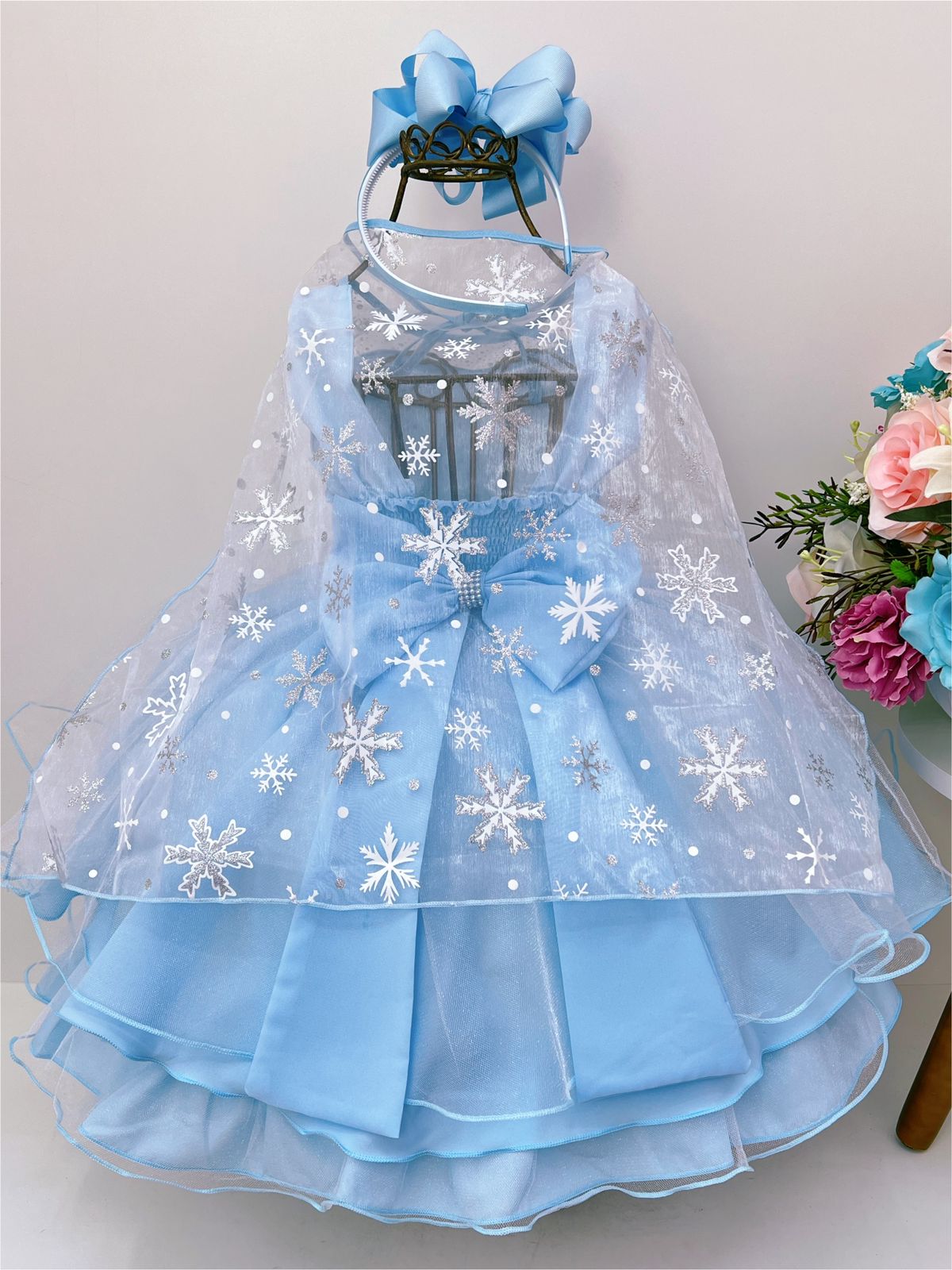 Fantasia Frozen Vestido Luxo Frozen Fantasia Elsa Frozen Vestido