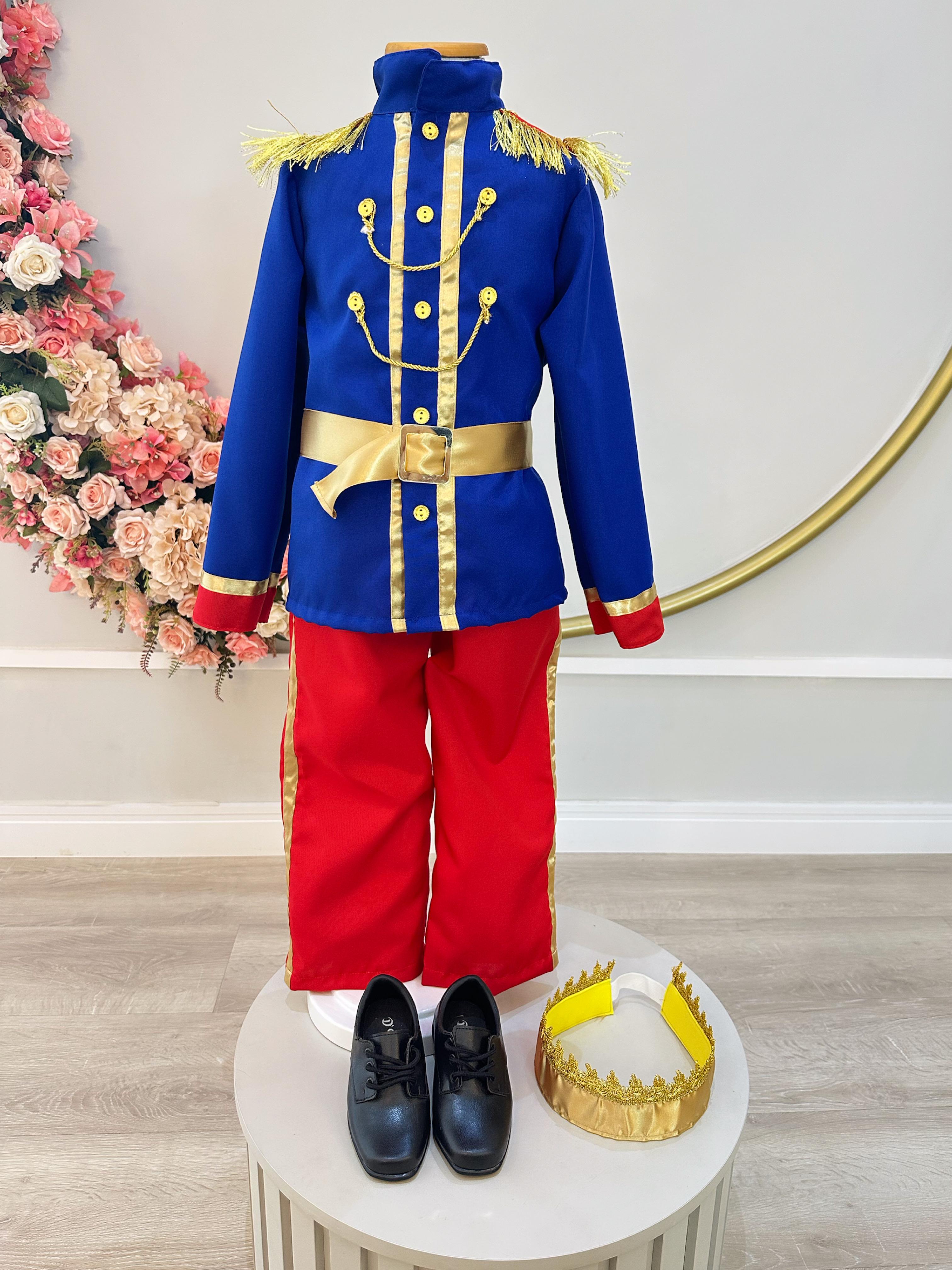 Conjunto Fantasia de Príncipe Festas Luxo