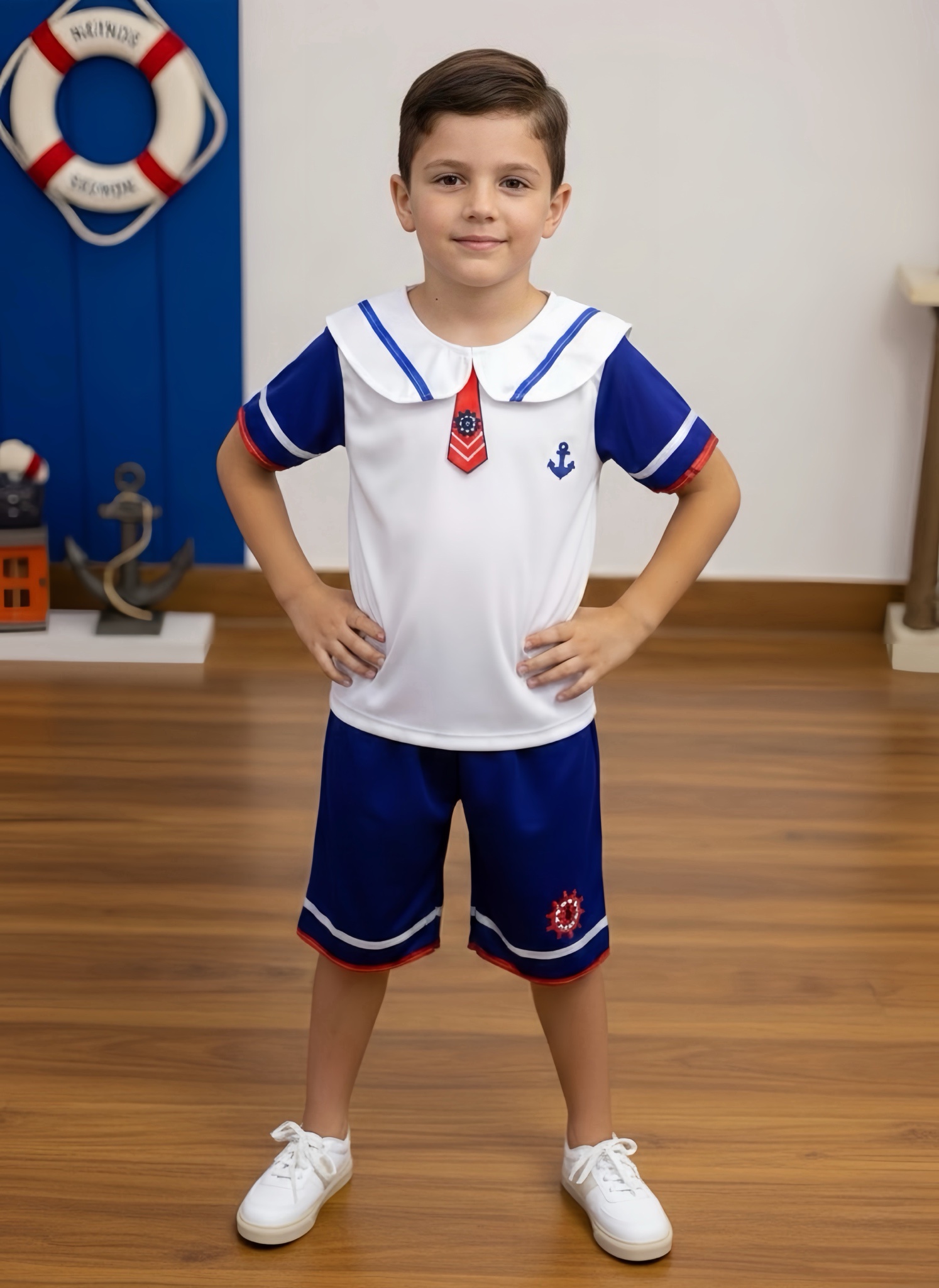 Conjunto Fantasia Infantil do Marinheiro Pop Festas