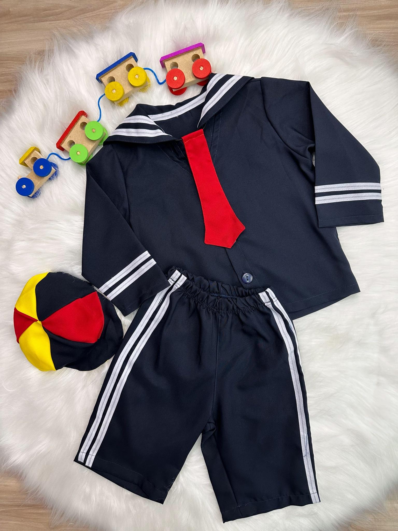 Conjunto Fantasia Infantil Kiko Turma do Chaves Festas