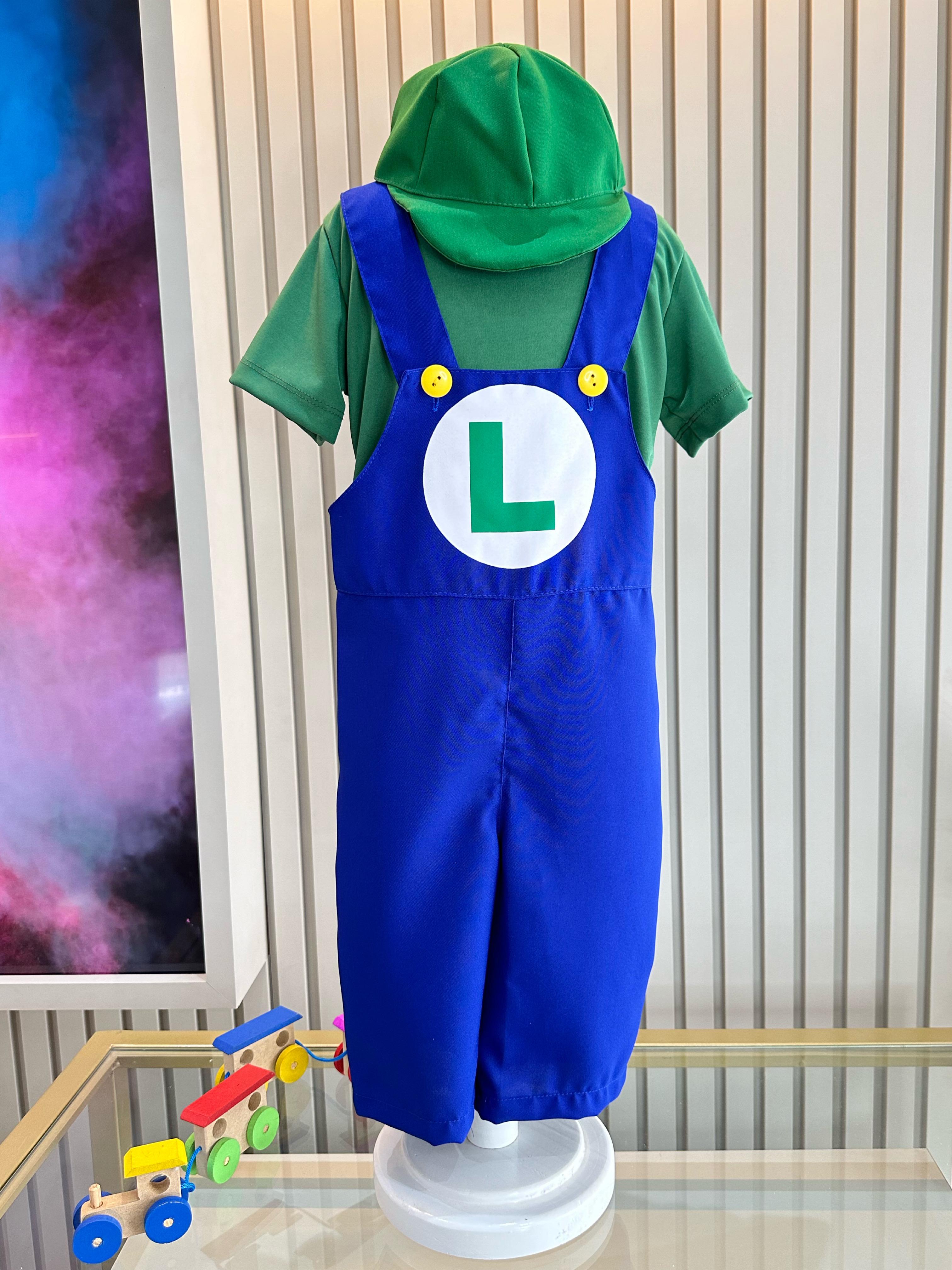 Conjunto Fantasia Infantil Luigi Festas