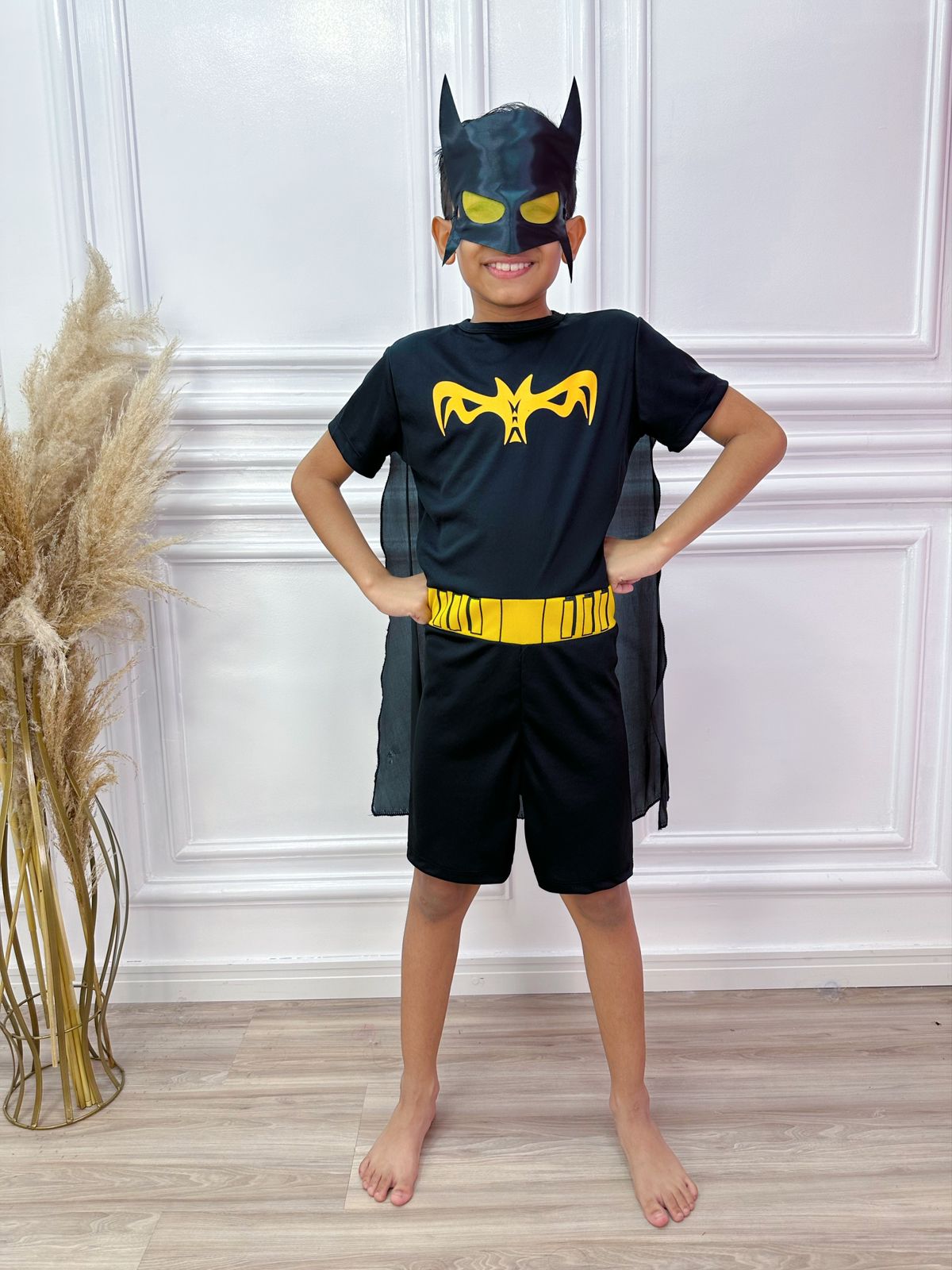 Fantasia Infantil Batman com Mascara Festa
