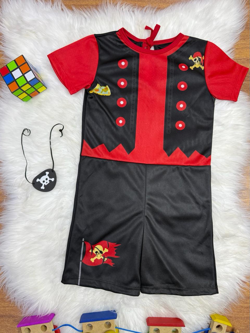 Fantasia Infantil Menino Pirata Tapa Olho