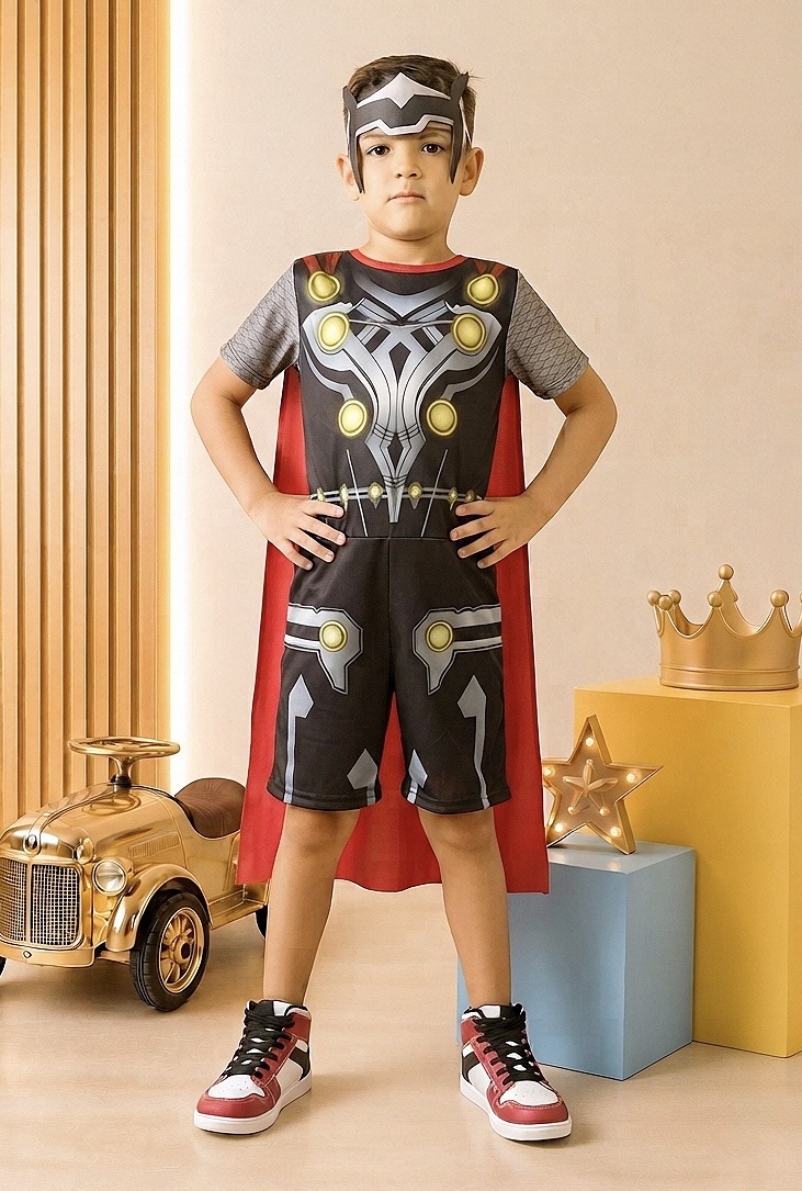 Fantasia Meninos Thor com Máscara