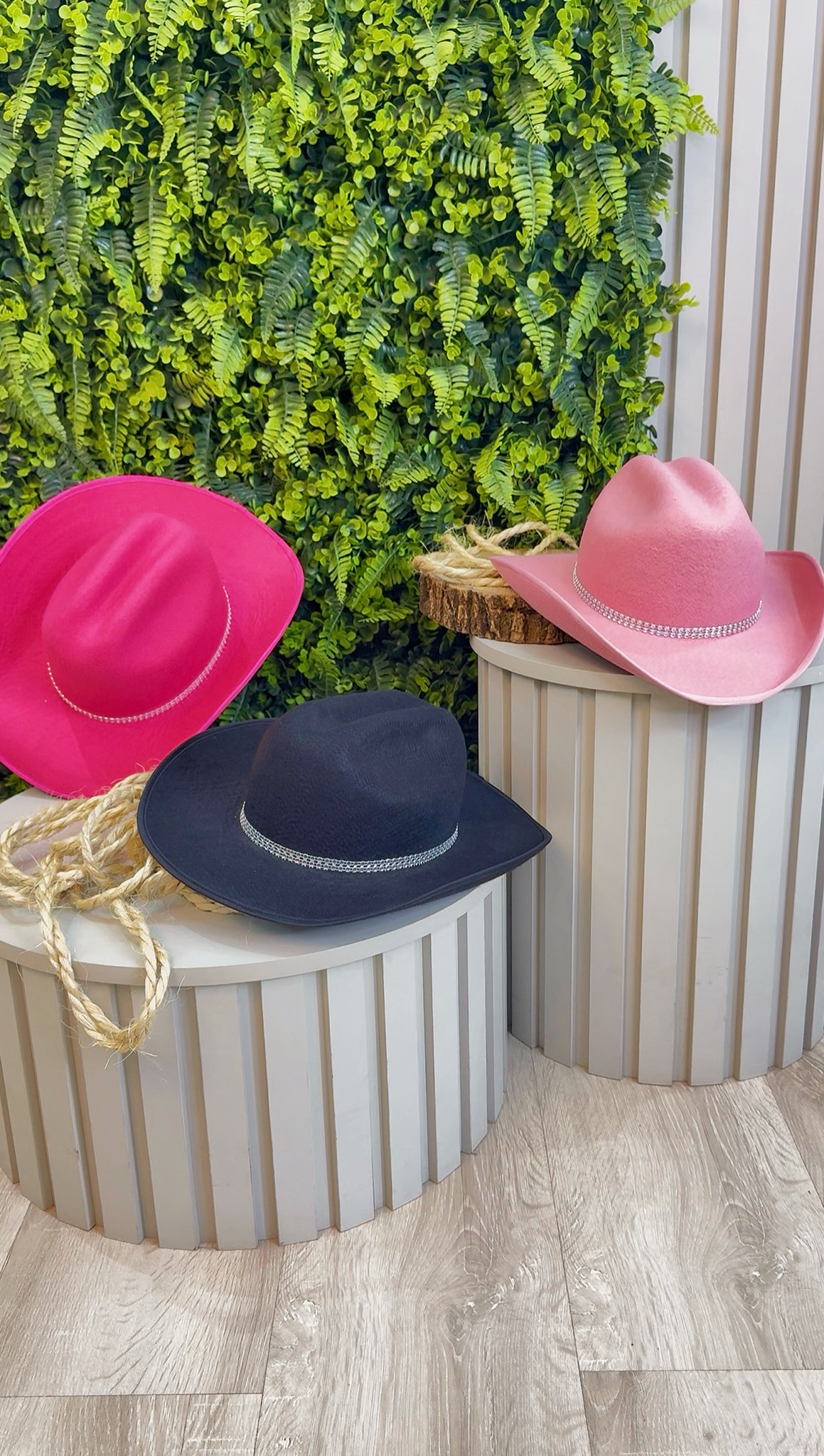 Chapéu Boiadeira Infantil Rosa Pink Vermelho ou Preto Festas