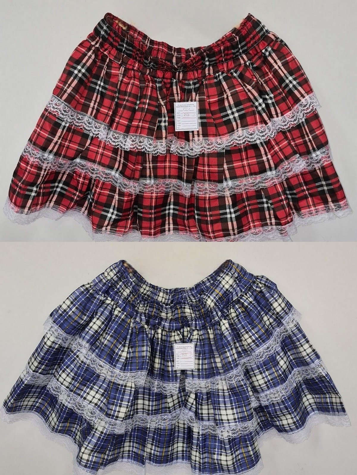 Saia Adulto Junino Arraiá Festas Caipira Xadrez Cores