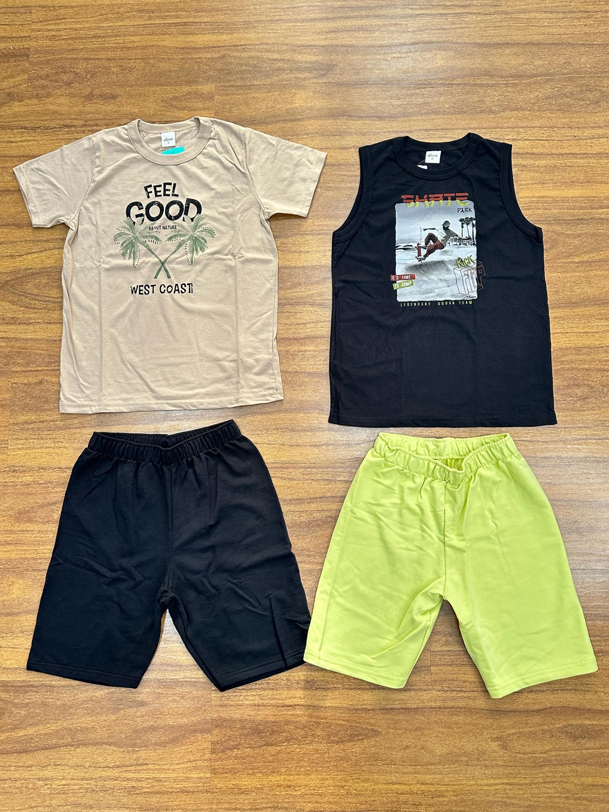 Kit Conjunto Elian Meninos Infantil 4 Peças Tamanho 10