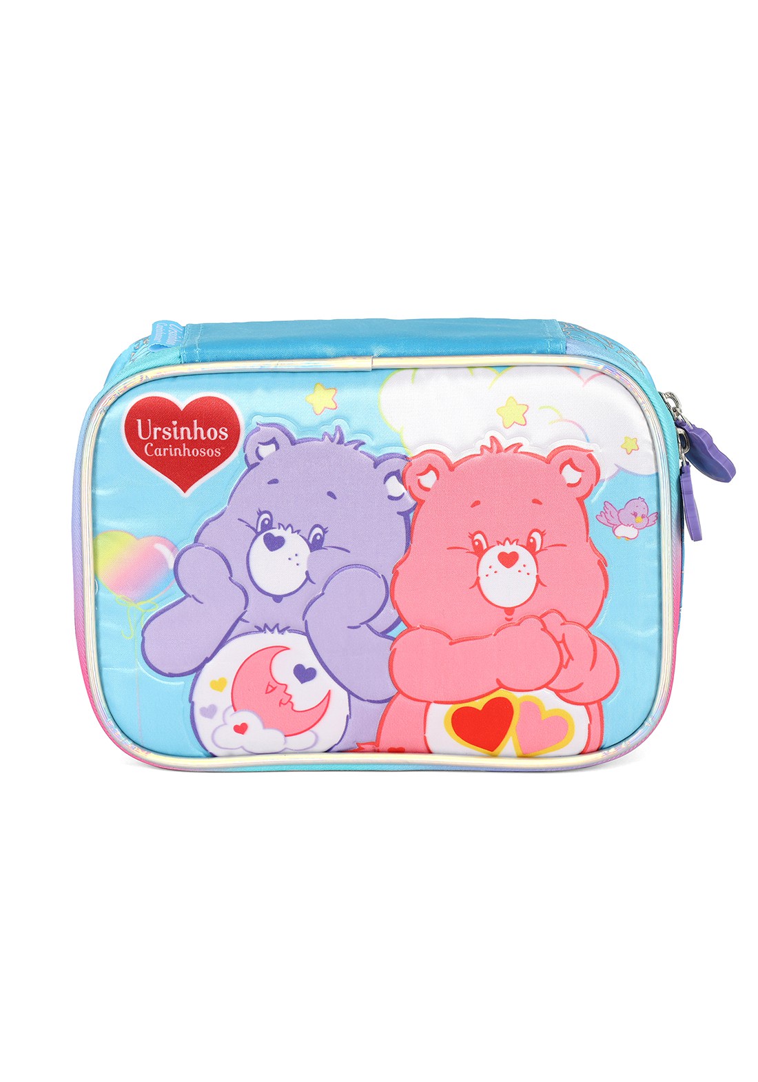Estojo Box Escolar dos Ursinhos Carinhosos Azul