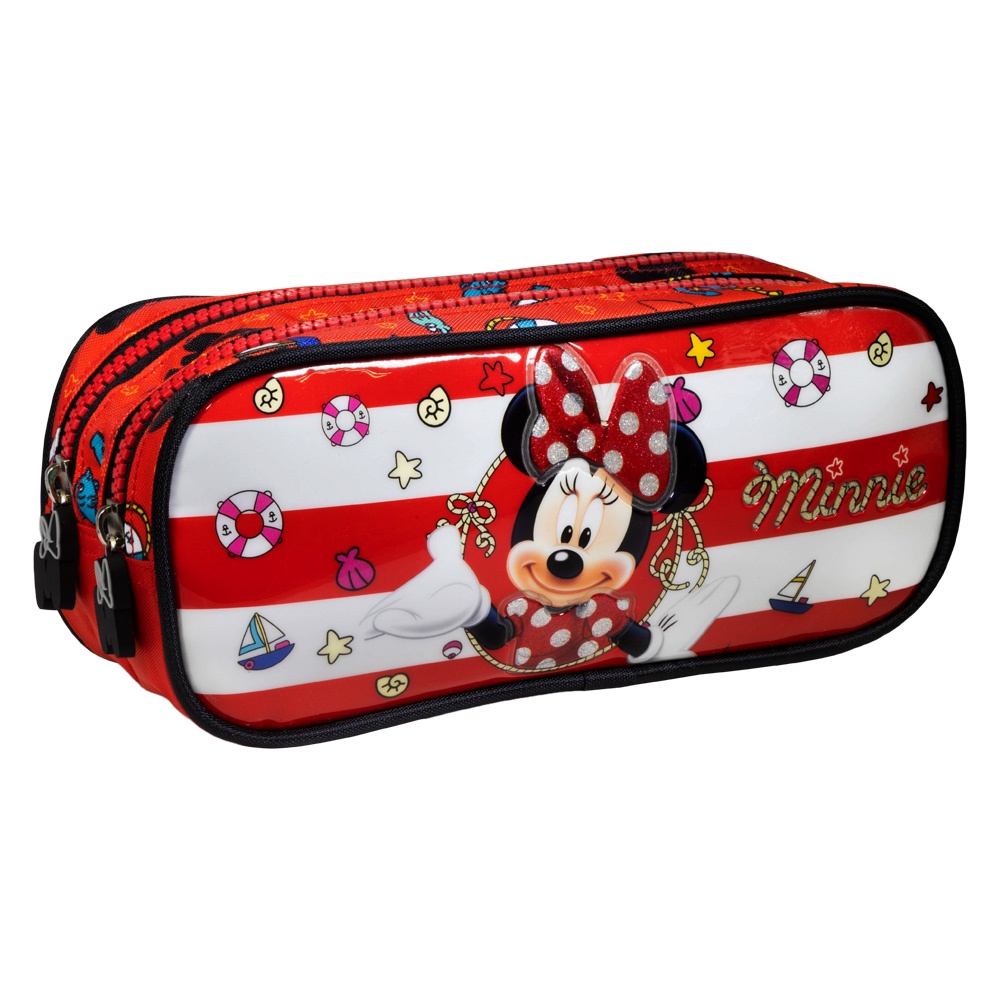 Estojo Duplo Escolar da Minnie X