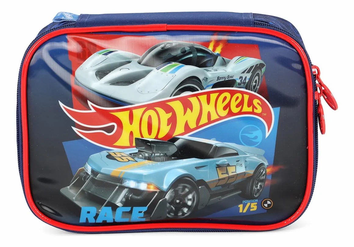 Estojo Escolar Box do Hot Wheels Race For Speed