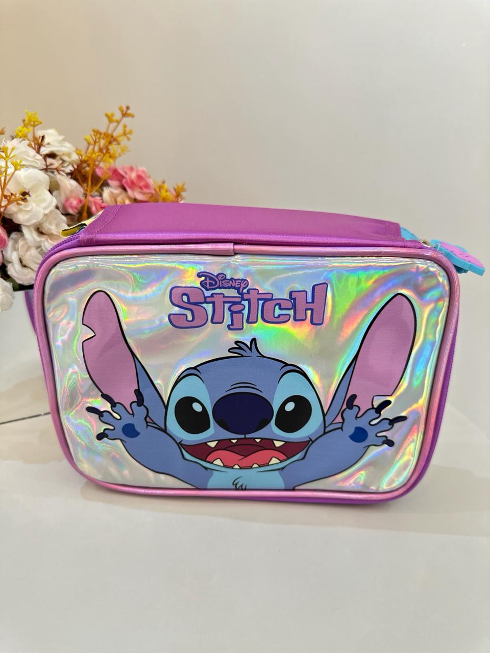 Estojo Infantil da Lilo Stitch e Angel Roxo