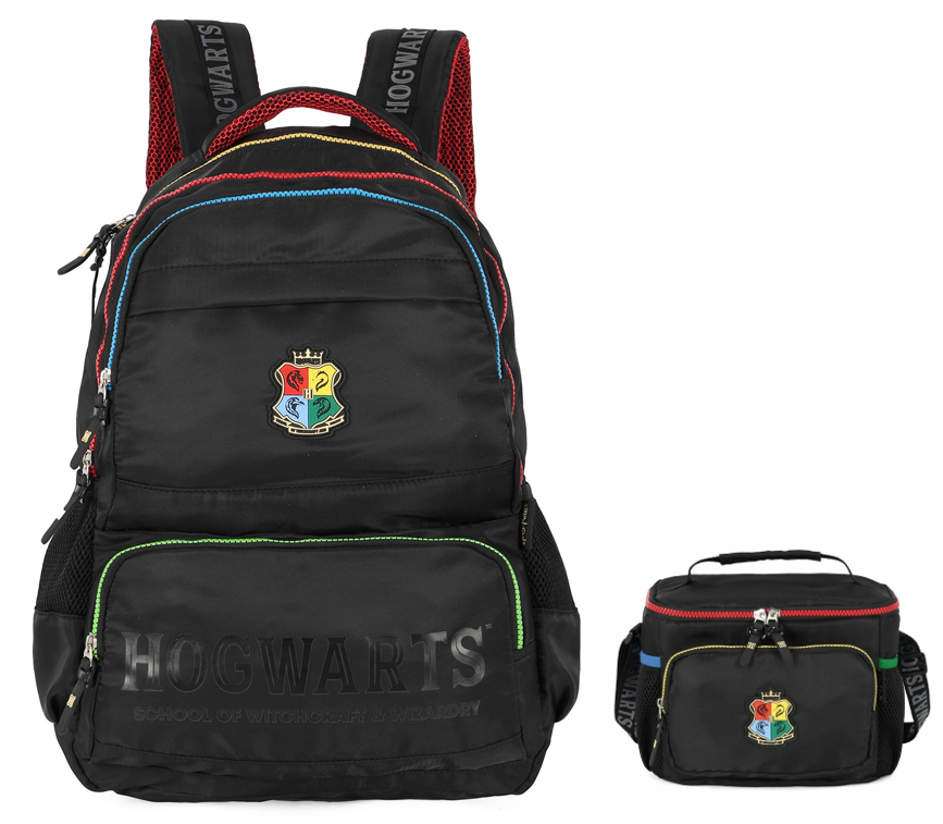 Kit Mochila para Notebook + Lancheira Térmica do Harry Potter Hogwarts