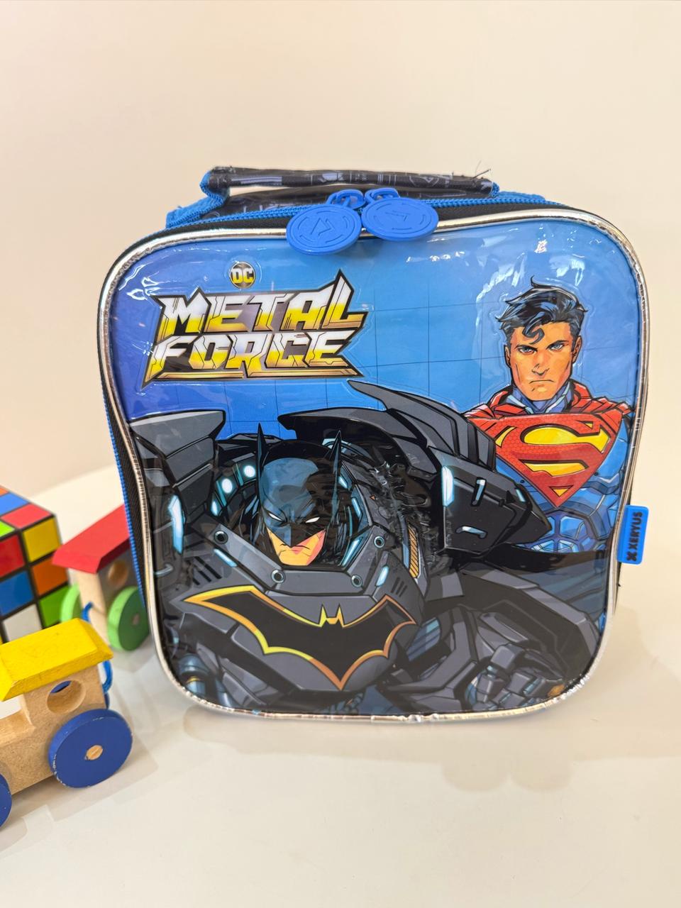 Lancheira Escolar Liga da Justiça Metal Force