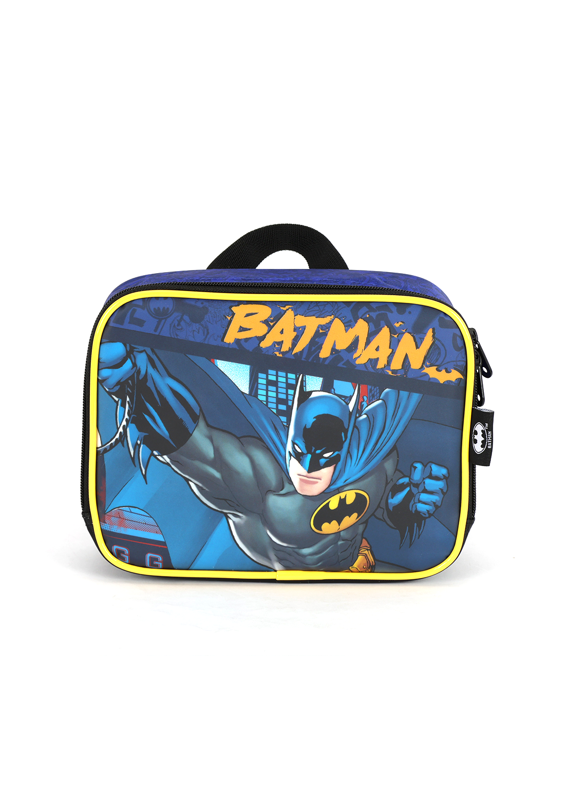 Lancheira Infantil Batman Preta e Azul