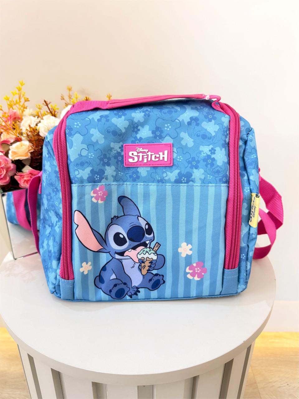 Lancheira Infantil da Lilo Stitch e Angel Pink