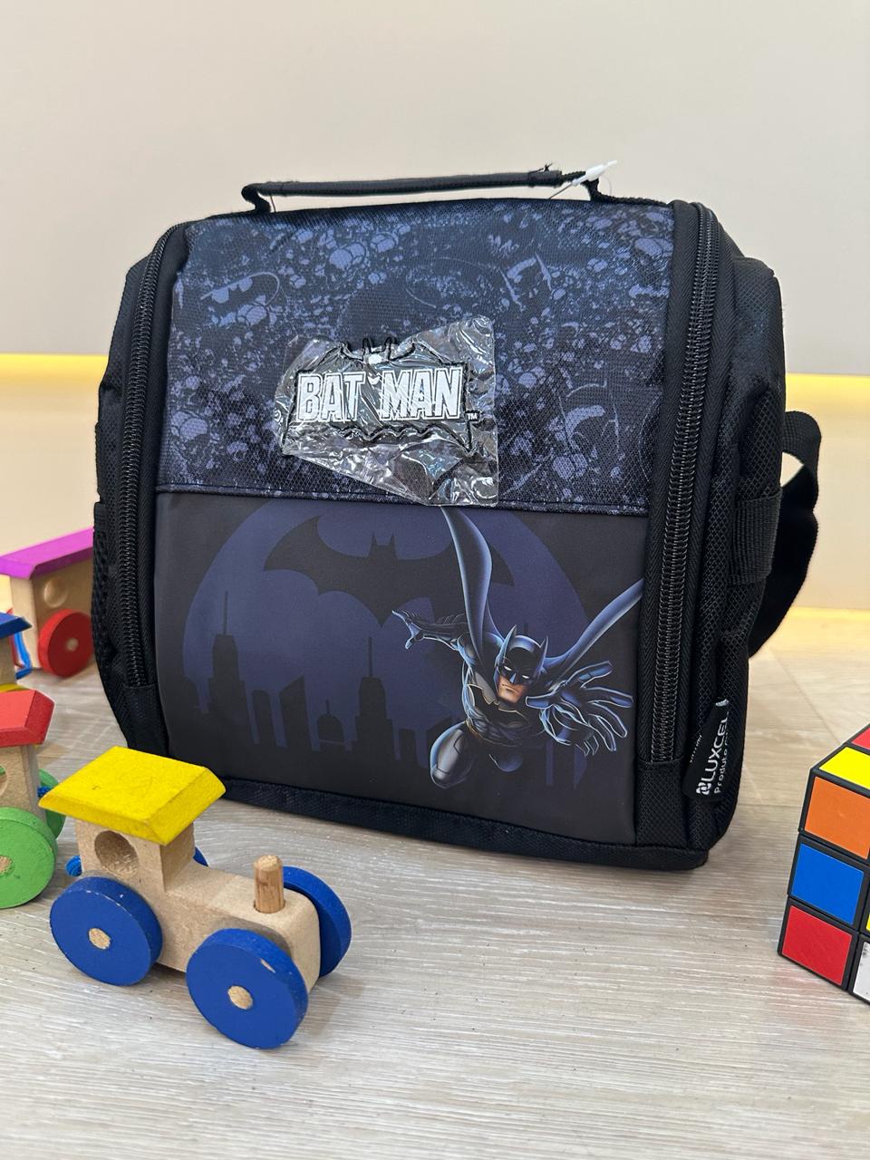 Lancheira Infantil do Batman Preta e Azul