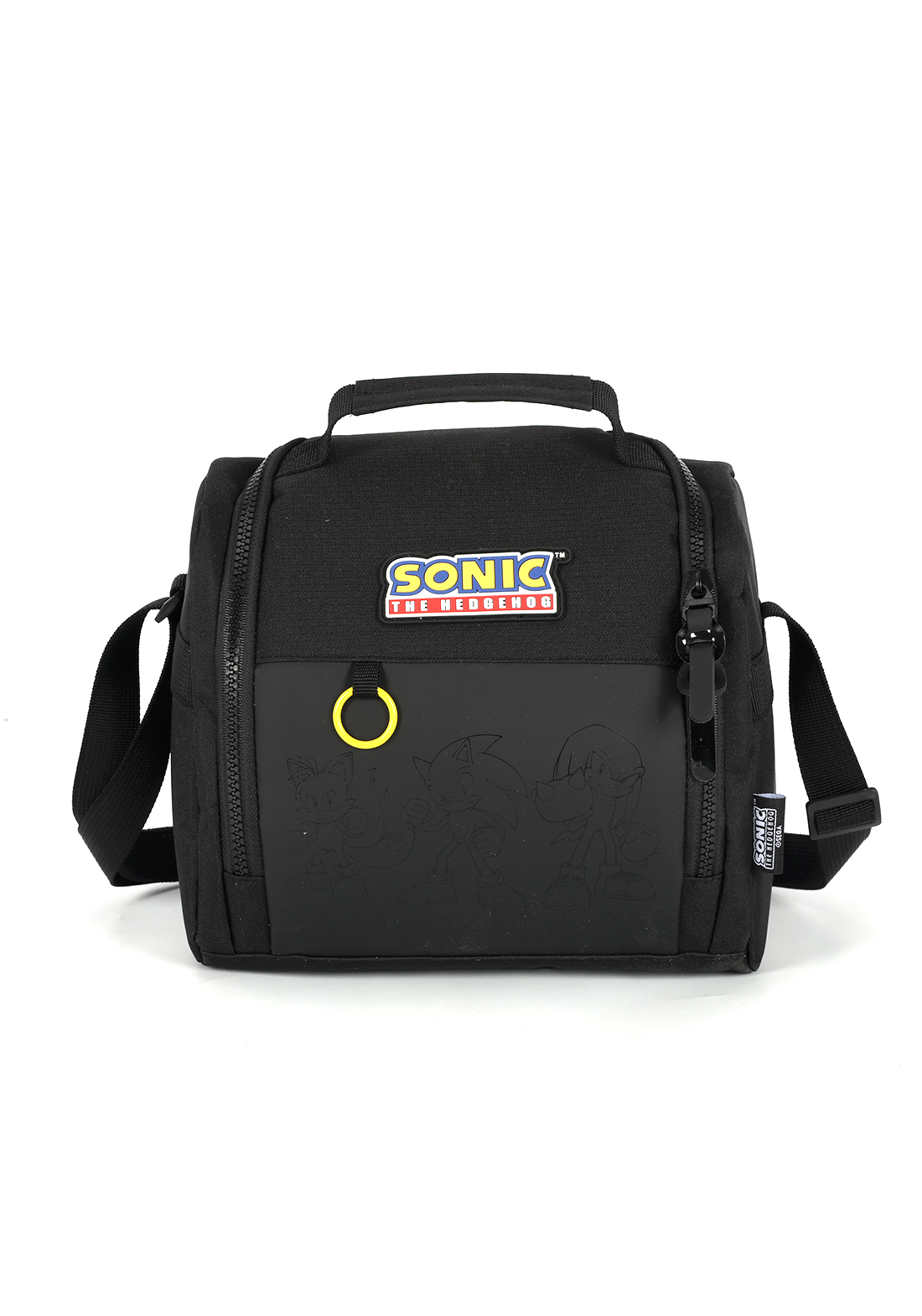 Lancheira Térmica Escolar do Sonic Hedgehog Preta
