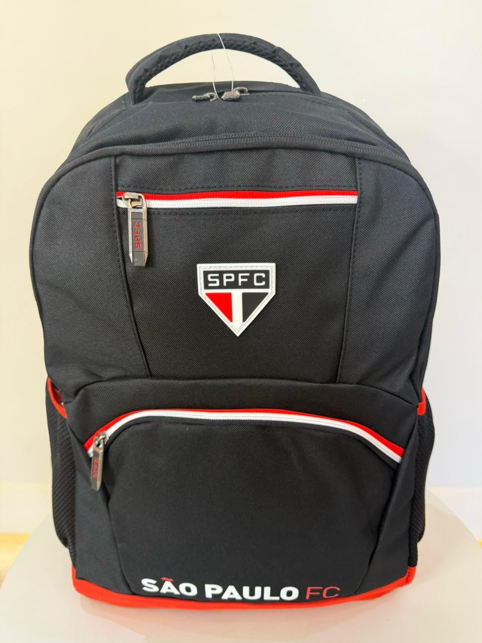 Mochila De Costa Esportiva do São Paulo FC Preta e Vermelha