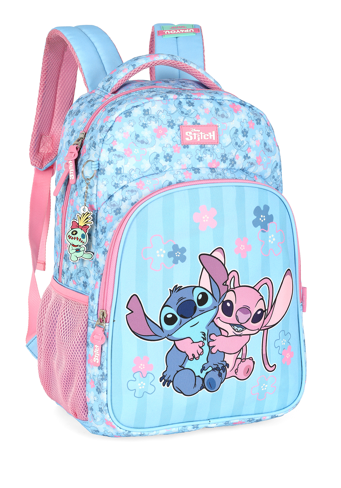 Mochila De Costas da Lilo Stitch e Angel Rosa
