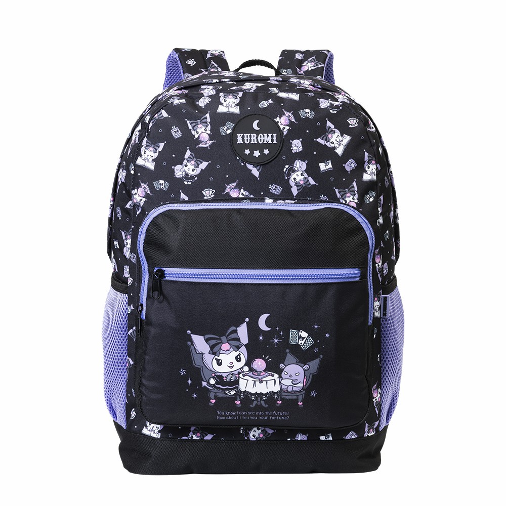 Mochila de Costas Escolar Juvenil 43cm Kuromi College