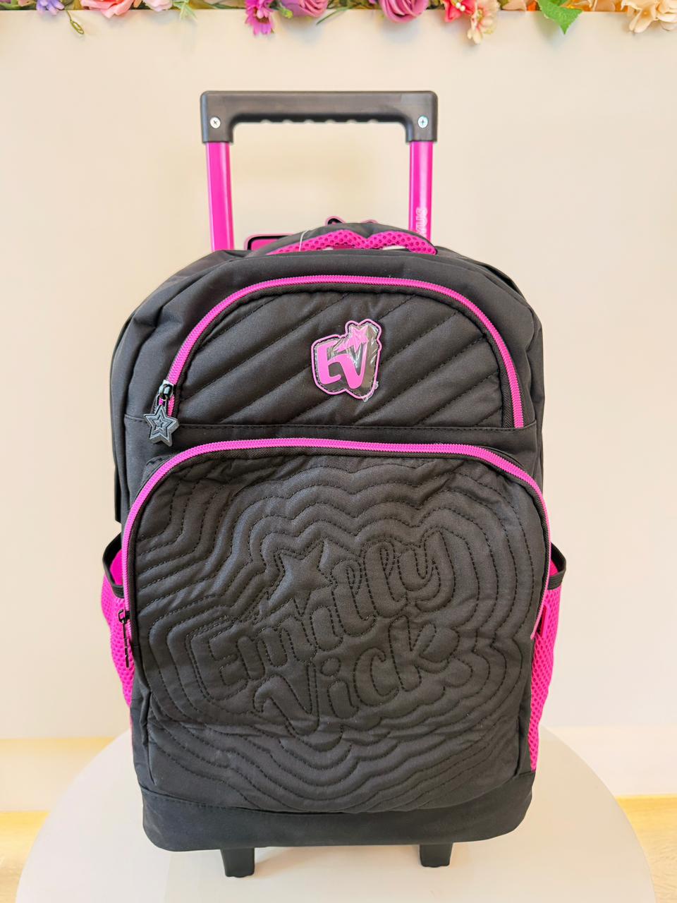 Mochila de Rodinhas Escolar da Emilly Vick College Tam.17