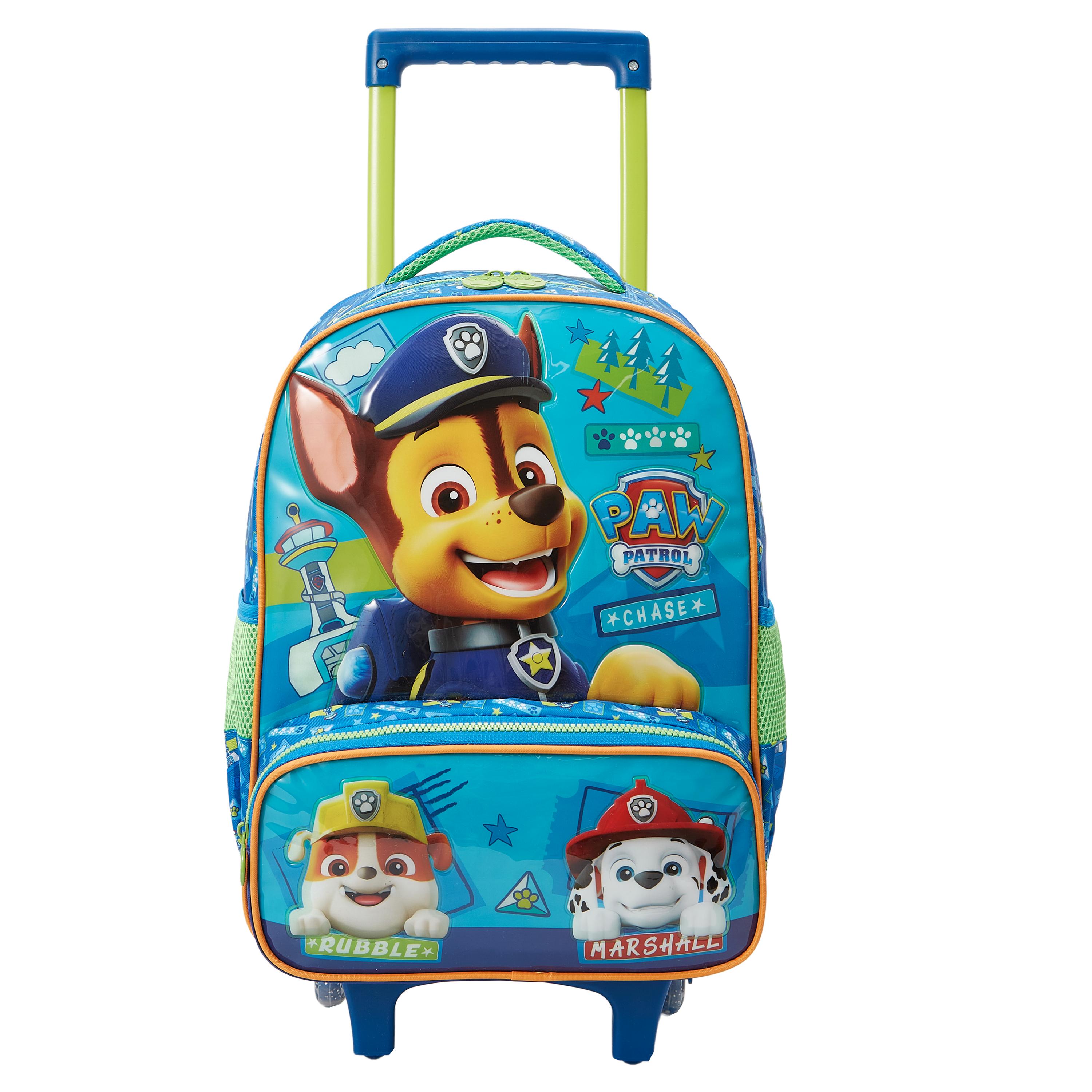 Mochila de Rodinhas Escolar da Patrulha Canina Azul