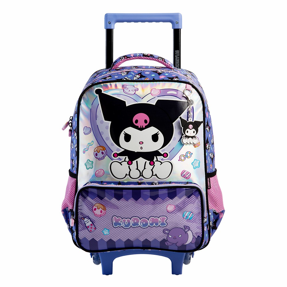 Mochila de Rodinhas Escolar Tam. 16 Kuromi Y