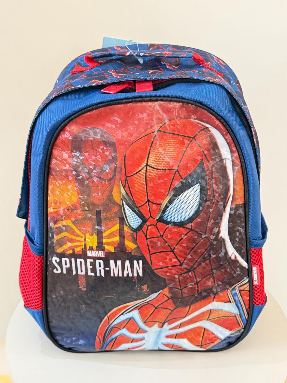 Mochila Infantil Homem Aranha Azul e Vermelha