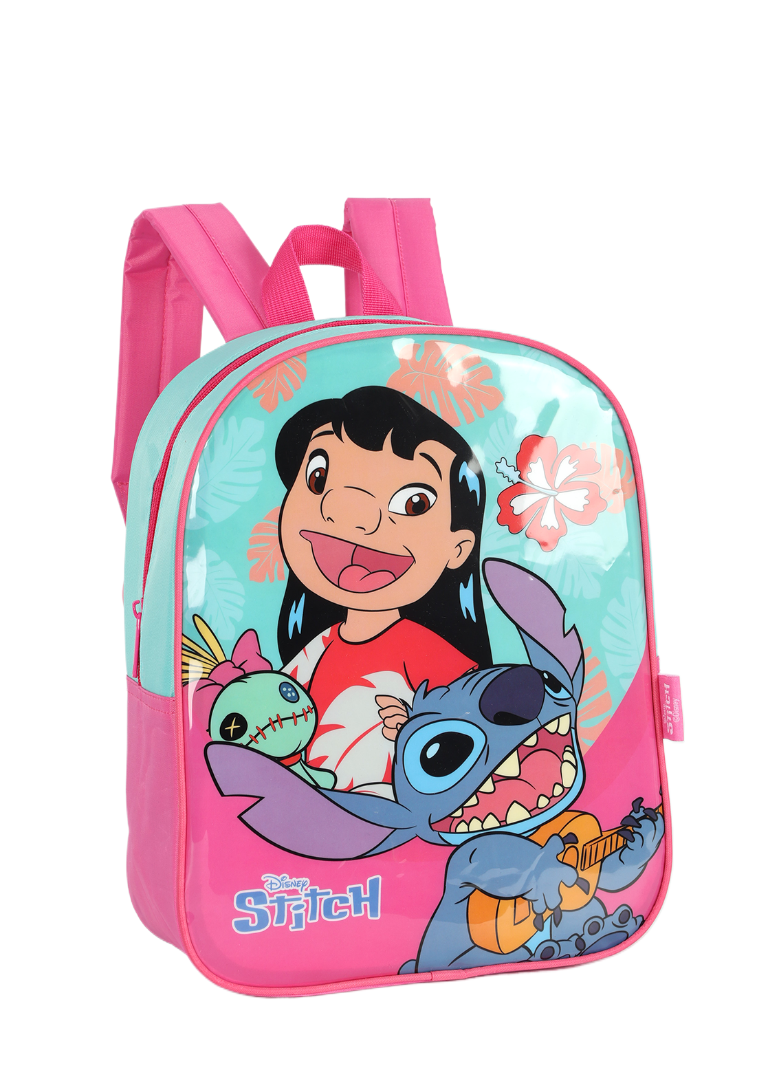 Mochila Infantil Pequena da Lilo Stitch e Angel Verde