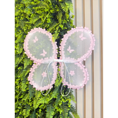 Asa Borboleta Bebê Jardim Encantado Fada Rosa