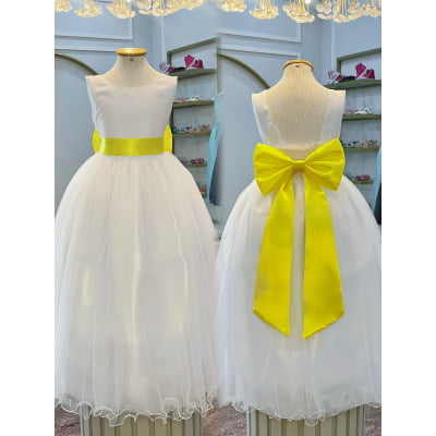 Faixa ajustável com Laço feitos de cetim várias cores para Vestidos 1