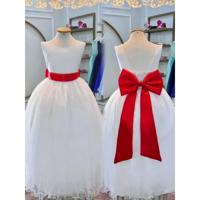 Faixa ajustável com Laço feitos de cetim várias cores para Vestidos 1