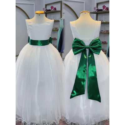 Faixa ajustável com Laço feitos de cetim várias cores para Vestidos 2