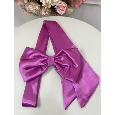 Faixa ajustável com Laço feitos de cetim várias cores para Vestidos 3