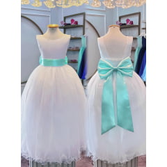 Faixa ajustável com Laço feitos de cetim várias cores para Vestidos