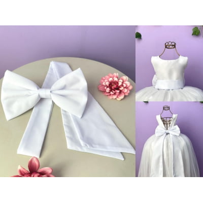 Faixa ajustável com Laço feitos de Poliéster para Vestidos várias cores 1