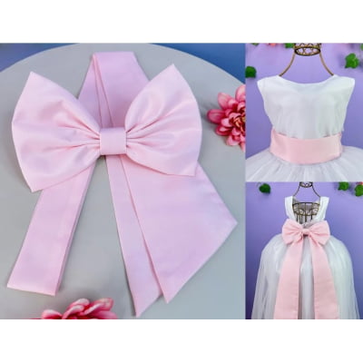 Faixa ajustável com Laço feitos de Poliéster para Vestidos várias cores 1