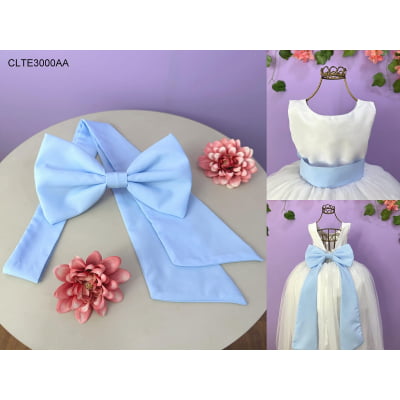 Faixa ajustável com Laço feitos de Poliéster várias cores para Vestidos